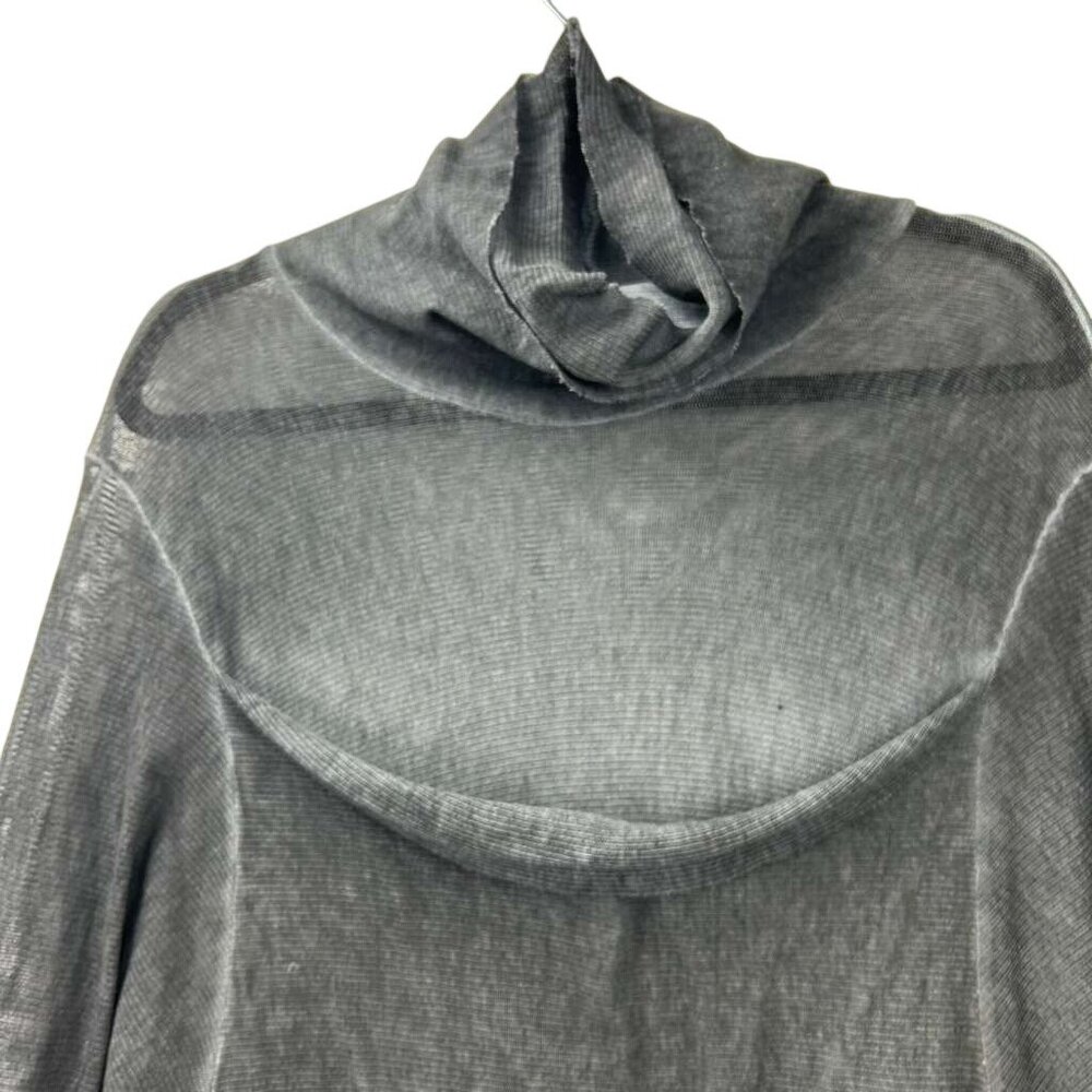Cynthia Ashby Women's Size Large Gray Long Sleeve Tunic Dress - Picture 16 of 16